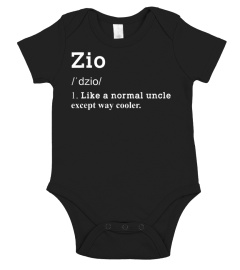 Mens Uncle Zio Funny Meaning Italian Zio Fathers Bday Xmas Gifts T-Shirt