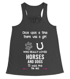 A GIRL WHO REALLY LOVED HORSES AND DOGS