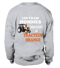 Conduire un tracteur Orange