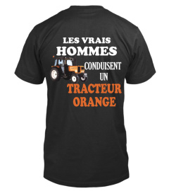 Conduire un tracteur Orange