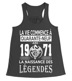 1971 La Nassance Des Légendes Shirt