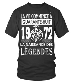 1972 La Nassance Des Légendes Shirt