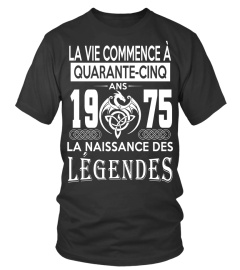 1975 La Nassance Des Légendes Shirt