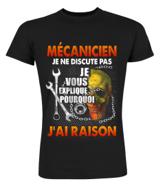 MÉCANICIEN JE NE DISCUTE PAS