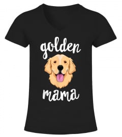 Golden Retriever Mama T-Shirt for Women Mother Dog Pet Gift T-Shirt 