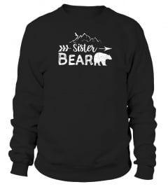SISTER BEAR SHIRT MATCHING FAMILY SIBLINGS CAMPING TSHIRT - HOODIE - MUG (FULL SIZE AND COLOR)