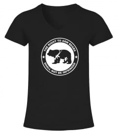 THE RIGHT TO ARM BEARS SHALL NOT BE INFRINGED FUNNY TSHIRT - HOODIE - MUG (FULL SIZE AND COLOR)