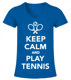 Keep Calm And Play Tennis Pullover Hoodie