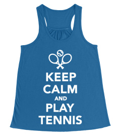 Keep Calm And Play Tennis Pullover Hoodie