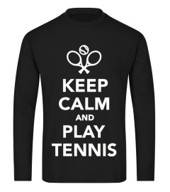 Keep Calm And Play Tennis Pullover Hoodie