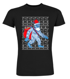 YETI BIGFOOT UGLY CHRISTMAS TSHIRT ABOMINABLE SNOWMAN TSHIRT - HOODIE - MUG (FULL SIZE AND COLOR)