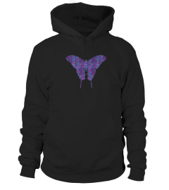 PAISLEY BUTTERFLY TSHIRT MEN WOMEN AND YOUTH TSHIRT - HOODIE - MUG (FULL SIZE AND COLOR)