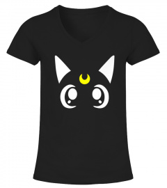 ANIME SAILOR CAT CRYSTAL CRESCENT MOON NERDY TSHIRT - HOODIE - MUG (FULL SIZE AND COLOR)
