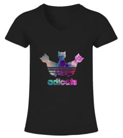 ADICATS PARODY T SHIRT FOR CAT LOVERS TSHIRT - HOODIE - MUG (FULL SIZE AND COLOR)