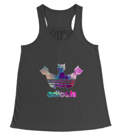 ADICATS PARODY T SHIRT FOR CAT LOVERS TSHIRT - HOODIE - MUG (FULL SIZE AND COLOR)