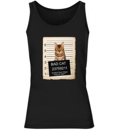 BENGAL CAT MUG SHOT BAD CAT TSHIRT - HOODIE - MUG (FULL SIZE AND COLOR)