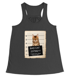 BENGAL CAT MUG SHOT BAD CAT TSHIRT - HOODIE - MUG (FULL SIZE AND COLOR)