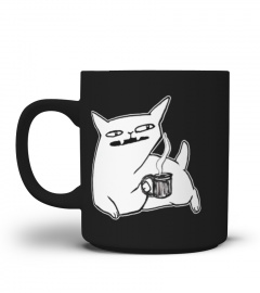 COFFEE CAT TSHIRT - HOODIE - MUG (FULL SIZE AND COLOR)