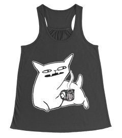 COFFEE CAT TSHIRT - HOODIE - MUG (FULL SIZE AND COLOR)