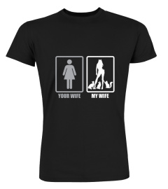 YOUR WIFE MY WIFE LOVES CATS I MARRIED A CAT LADY TSHIRT - HOODIE - MUG (FULL SIZE AND COLOR)