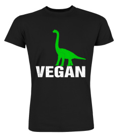 VEGAN DINOSAUR  FUNNY VEGETARIAN TSHIRT - HOODIE - MUG (FULL SIZE AND COLOR)