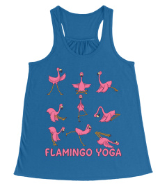 Flamingo Yoga Shirt Flamingo Yoga Pose Meditation Men Women Long Sleeve T-Shirt