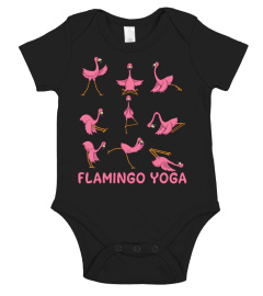 Flamingo Yoga Shirt Flamingo Yoga Pose Meditation Men Women Long Sleeve T-Shirt