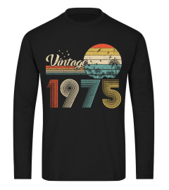 Vintage 1975 Design 45 Years Old 45Th Birthday For Men Women Sweatshirt