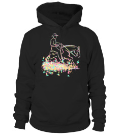 HORSE WESTERN RIDER SLIDING STOP TSHIRT - HOODIE - MUG (FULL SIZE AND COLOR)
