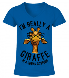 I'M Really A Giraffe In A Human Costume Giraffes Lovers Sweatshirt