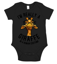 I'M Really A Giraffe In A Human Costume Giraffes Lovers Sweatshirt