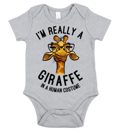 I'M Really A Giraffe In A Human Costume Giraffes Lovers Sweatshirt