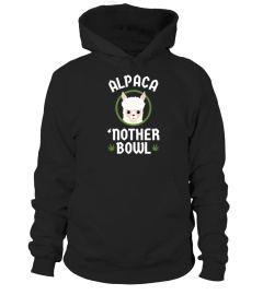 MARIJUANA ALPACA BOWL LLAMA TSHIRT - HOODIE - MUG (FULL SIZE AND COLOR)