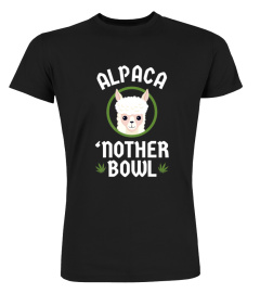 MARIJUANA ALPACA BOWL LLAMA TSHIRT - HOODIE - MUG (FULL SIZE AND COLOR)