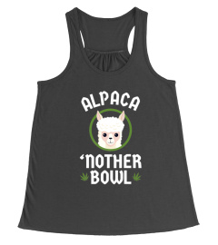 MARIJUANA ALPACA BOWL LLAMA TSHIRT - HOODIE - MUG (FULL SIZE AND COLOR)