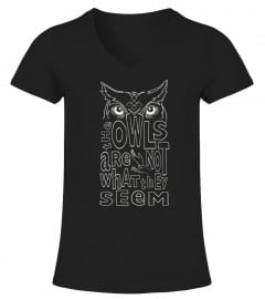 TWIN PEAKS OWLS ARE NOT WHAT THEY SEEM TSHIRT - HOODIE - MUG (FULL SIZE AND COLOR)