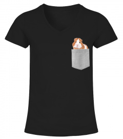 ANIMAL IN YOUR POCKET GUINEA PIG TSHIRT - HOODIE - MUG (FULL SIZE AND COLOR)