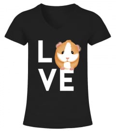 FUNNY LOVE GUINEA PIG TSHIRT - HOODIE - MUG (FULL SIZE AND COLOR)