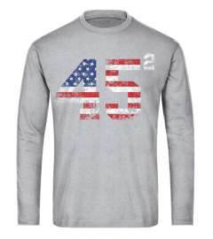 45 Squared Trump 2020 Second Term USA Vintage T-Shirt