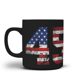 45 Squared Trump 2020 Second Term USA Vintage T-Shirt