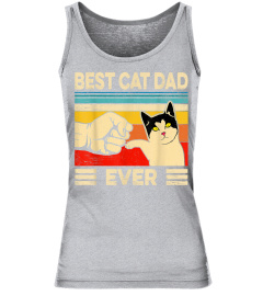 Best Cat Dad Ever T-Shirt Funny Cat Daddy Father Day Gift T-Shirt