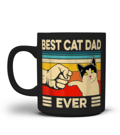 Best Cat Dad Ever T-Shirt Funny Cat Daddy Father Day Gift T-Shirt