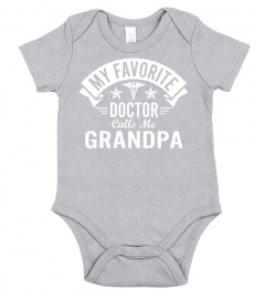 Funny Doctor Grandpa - My Favorite Doctor Calls Me Grandpa Pullover Hoodie