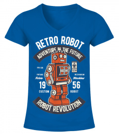 Retro Robot - Adventures In The Future - Robot Revolution T-Shirt