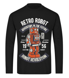 Retro Robot - Adventures In The Future - Robot Revolution T-Shirt