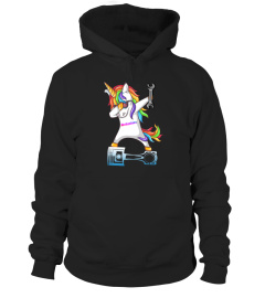 FUNNY UNICORN MECHANIC DABBING TSHIRT - HOODIE - MUG (FULL SIZE AND COLOR)