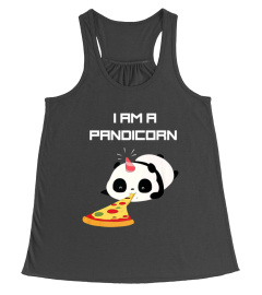 I AM A PANDICORN  FUNNY UNICORN PANDA PIZZA TSHIRT - HOODIE - MUG (FULL SIZE AND COLOR)
