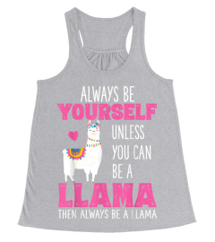 Cute Funny Llama Shirt Llamas Lover Shirts Gifts Girls Women T-Shirt