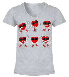 Dancing Hearts Dance Challenge Valentines Day Boys Girl Kids T-Shirt