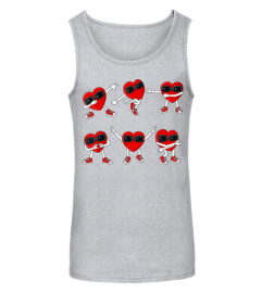 Dancing Hearts Dance Challenge Valentines Day Boys Girl Kids T-Shirt